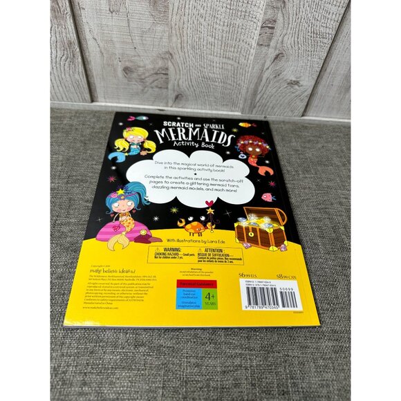 Scratch & Sparkle Mermaids Activity Book & Spot The Difference Puzzle Books Set - Picture 7 of 7